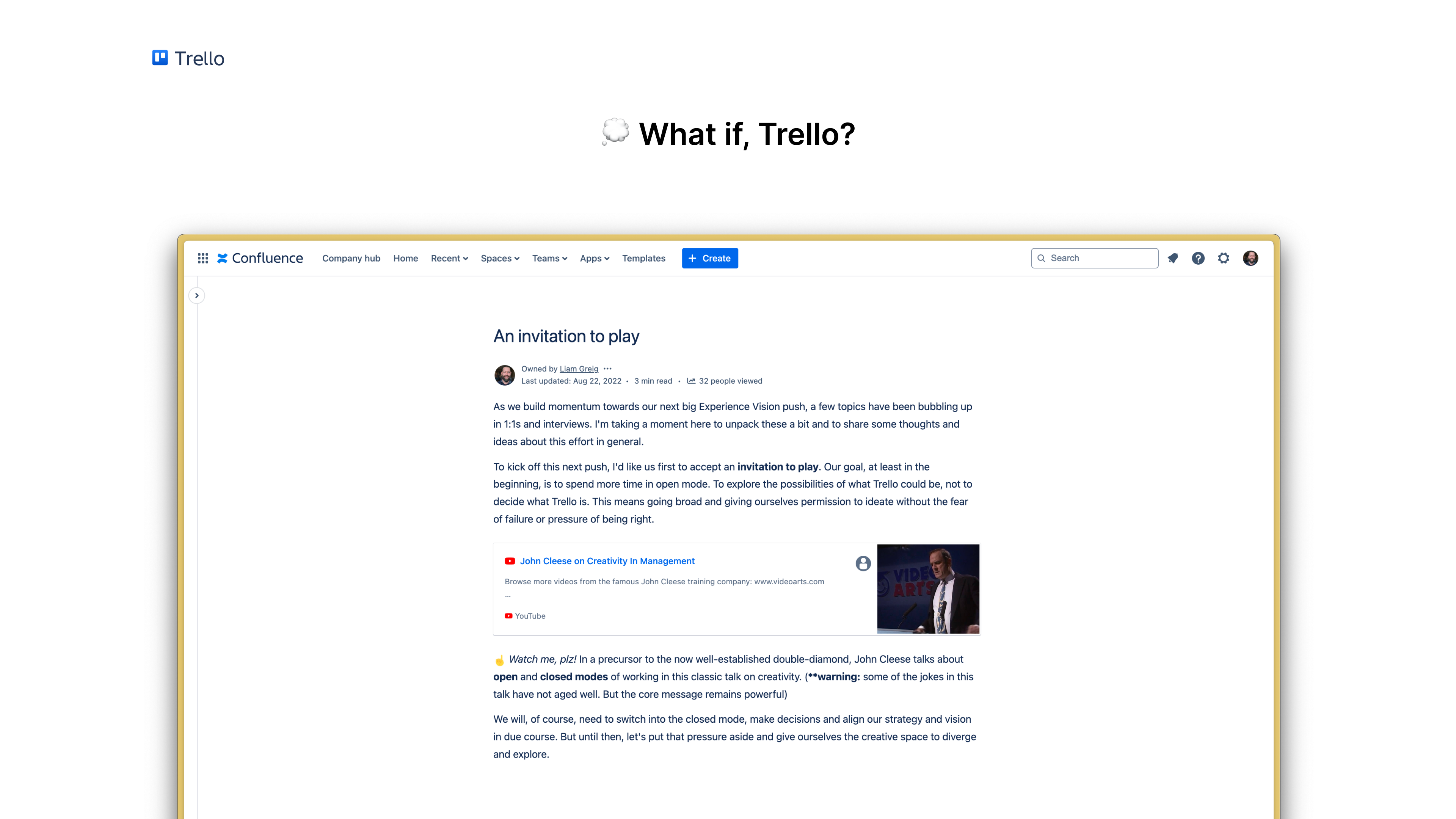 What if, Trello?